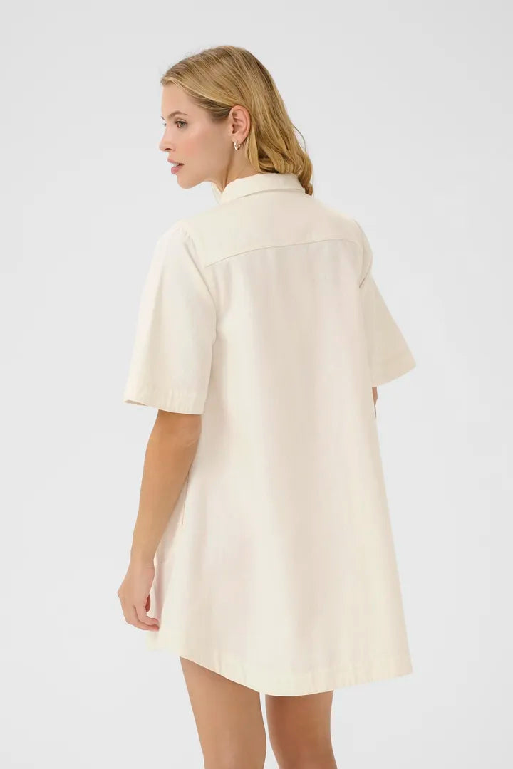 Sardia Dress- CREAM