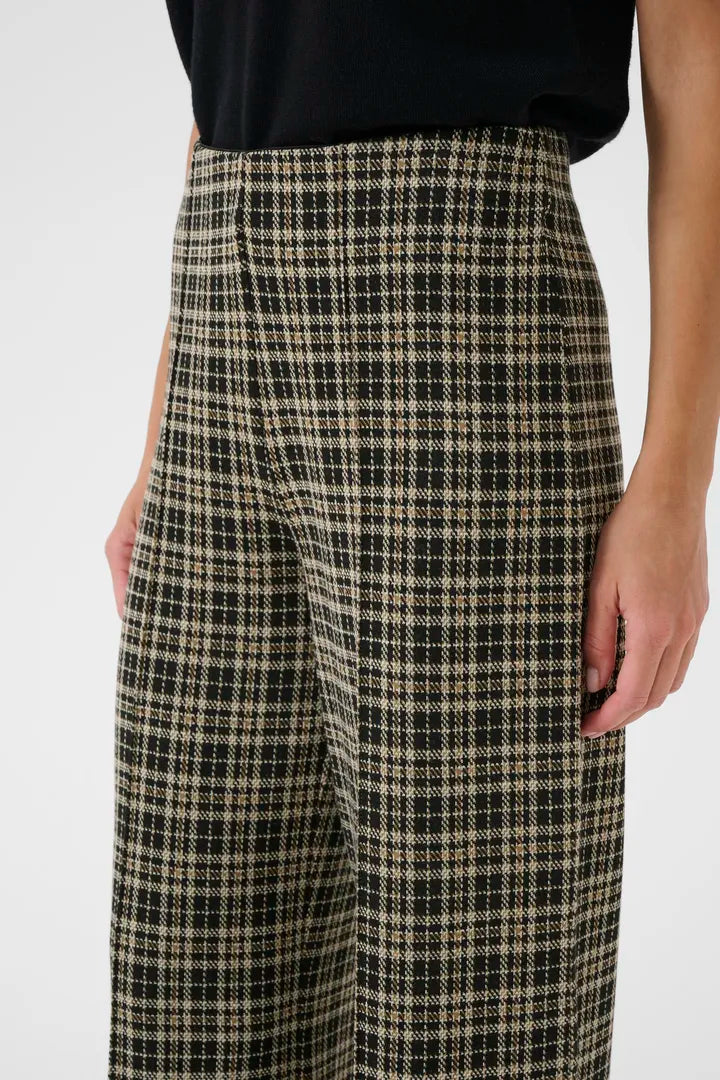 Ilisan Pant- DARK NAVY CHECK