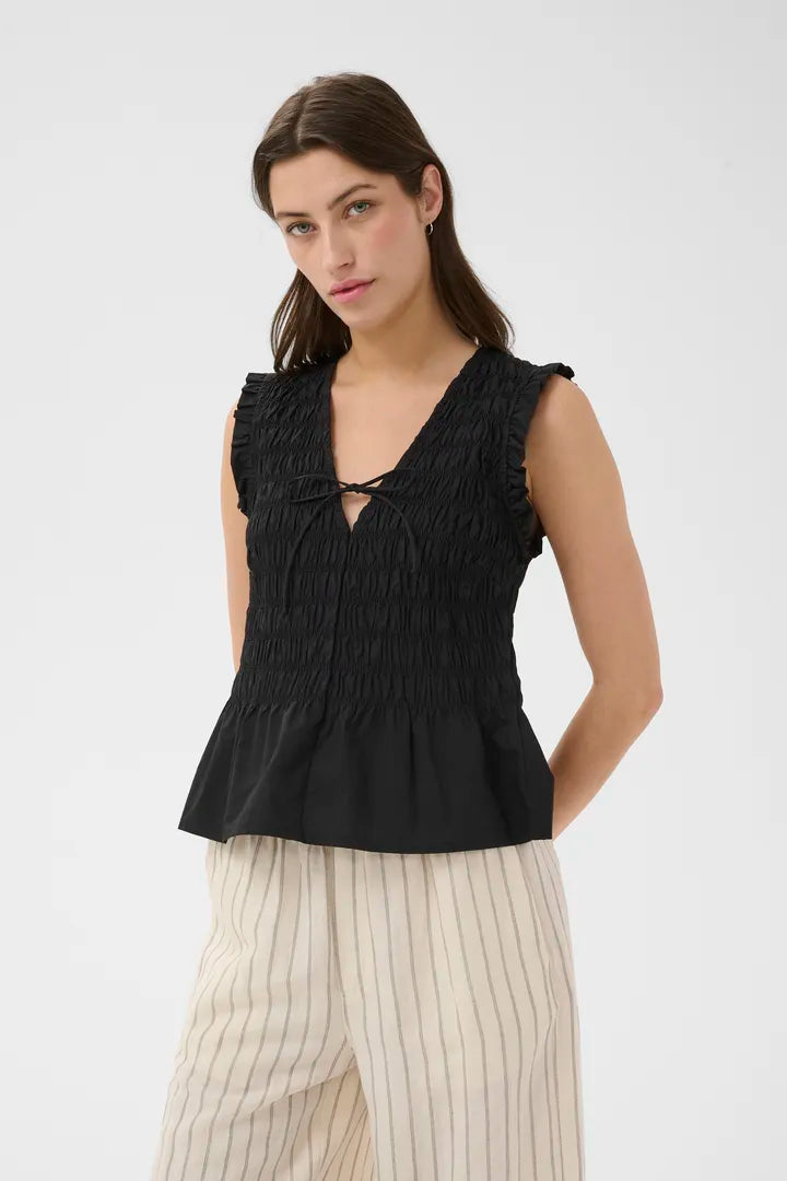 Borgny Top- BLACK