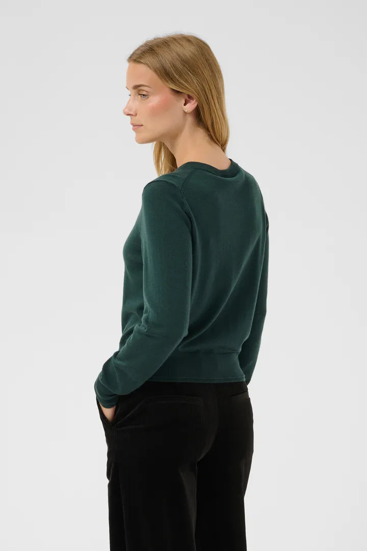 Noelani Cardigan- FOREST GREEN