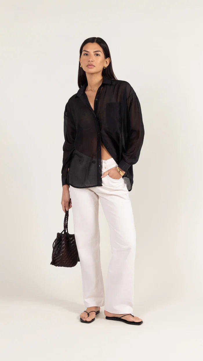 Ines Shirt- BLACK