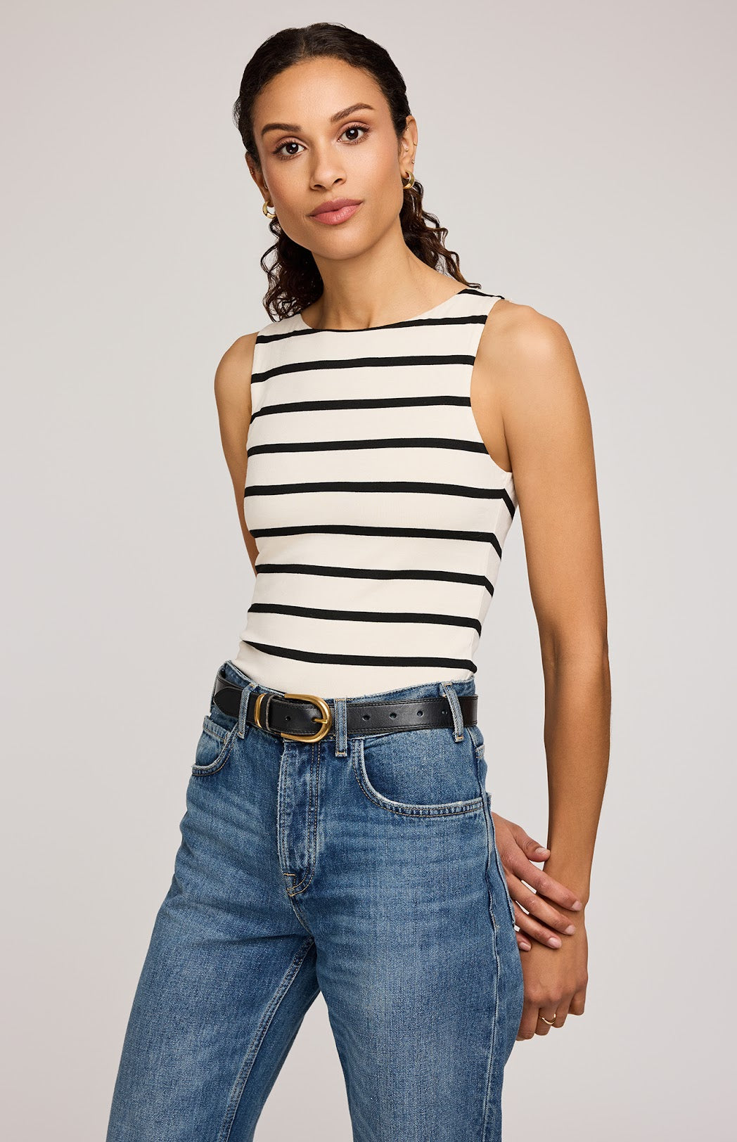 The Cyrus Tank- Stripe
