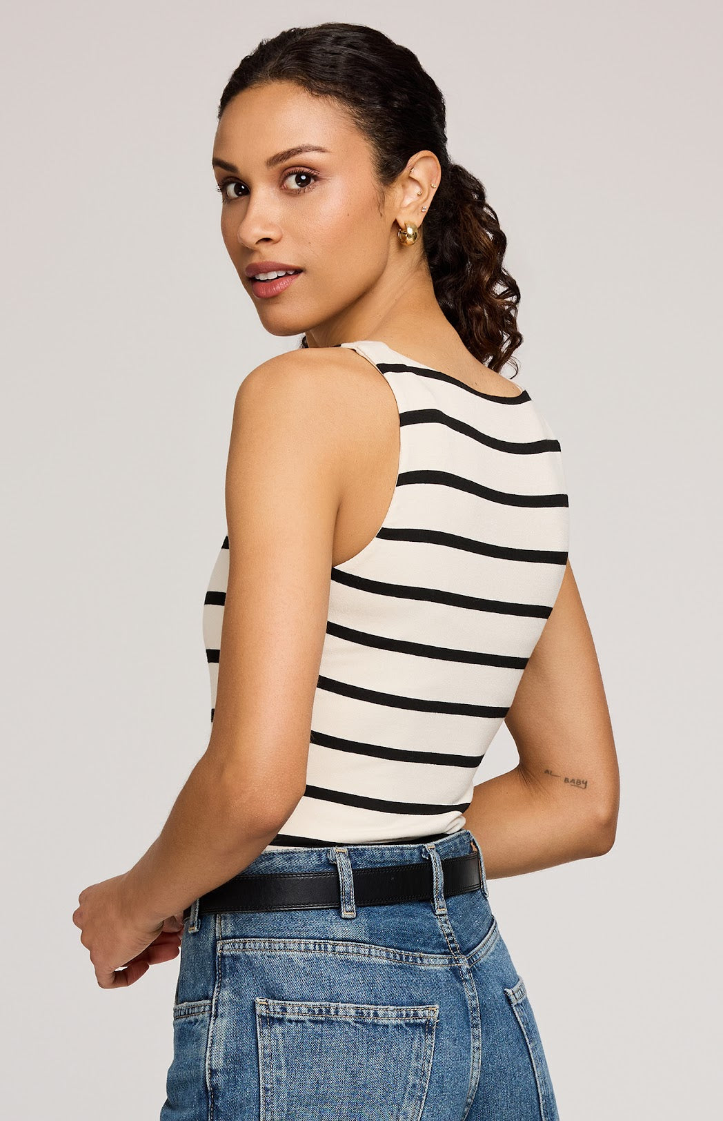 The Cyrus Tank- Stripe