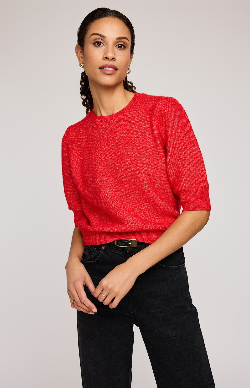 The Marisol Sweater- Red