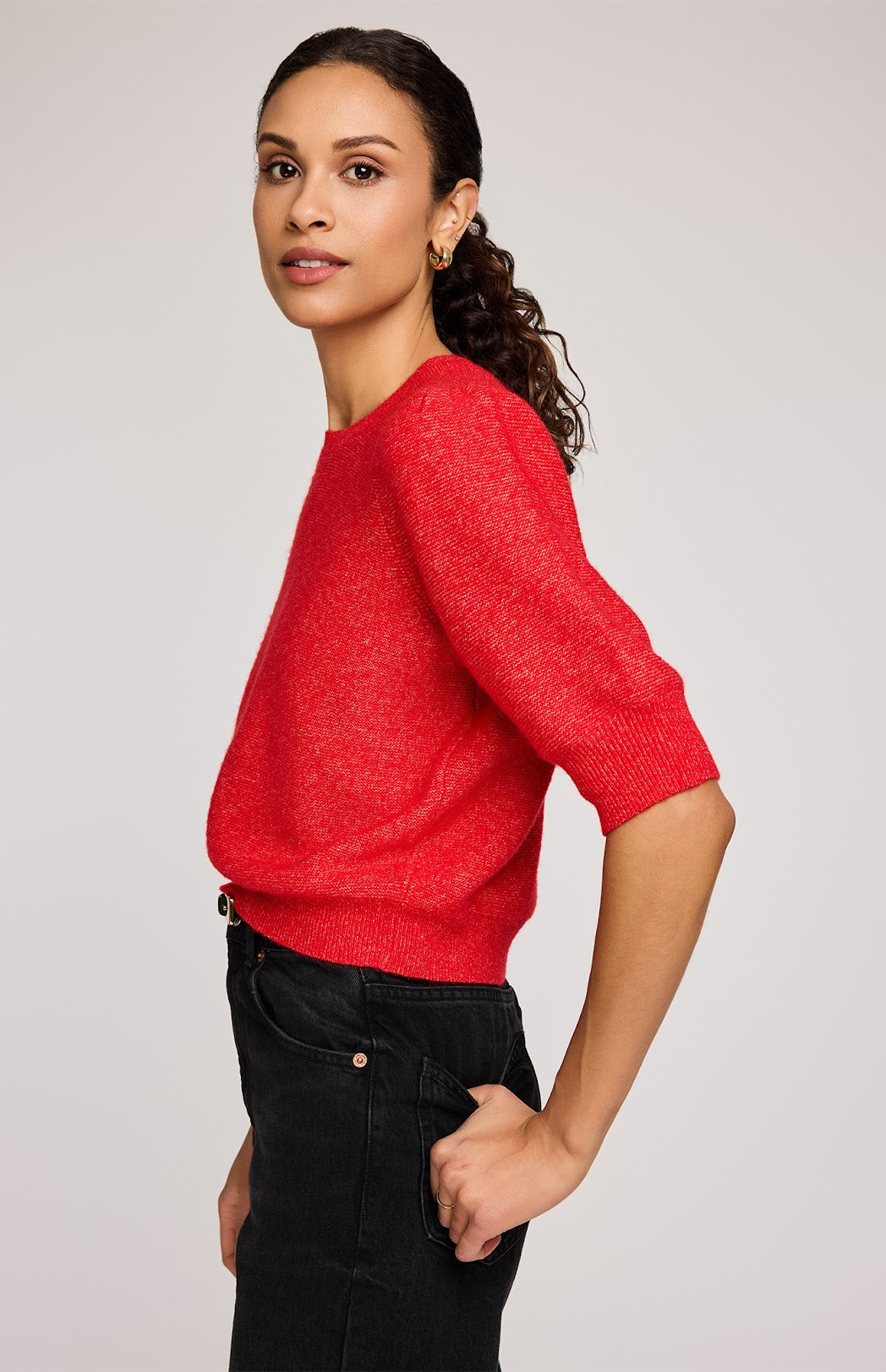 The Marisol Sweater- Red