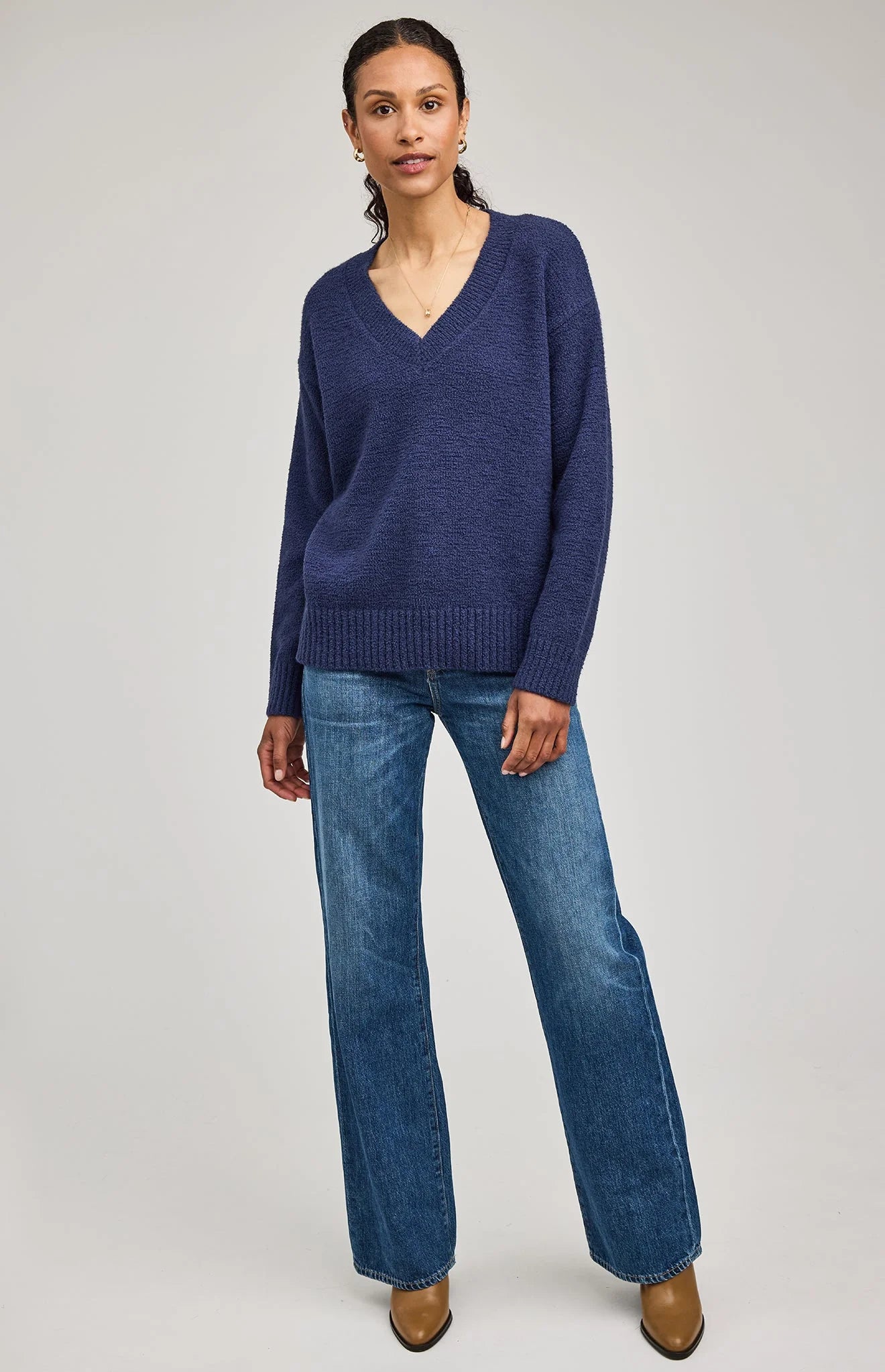 The Tilda Sweater- NAVY