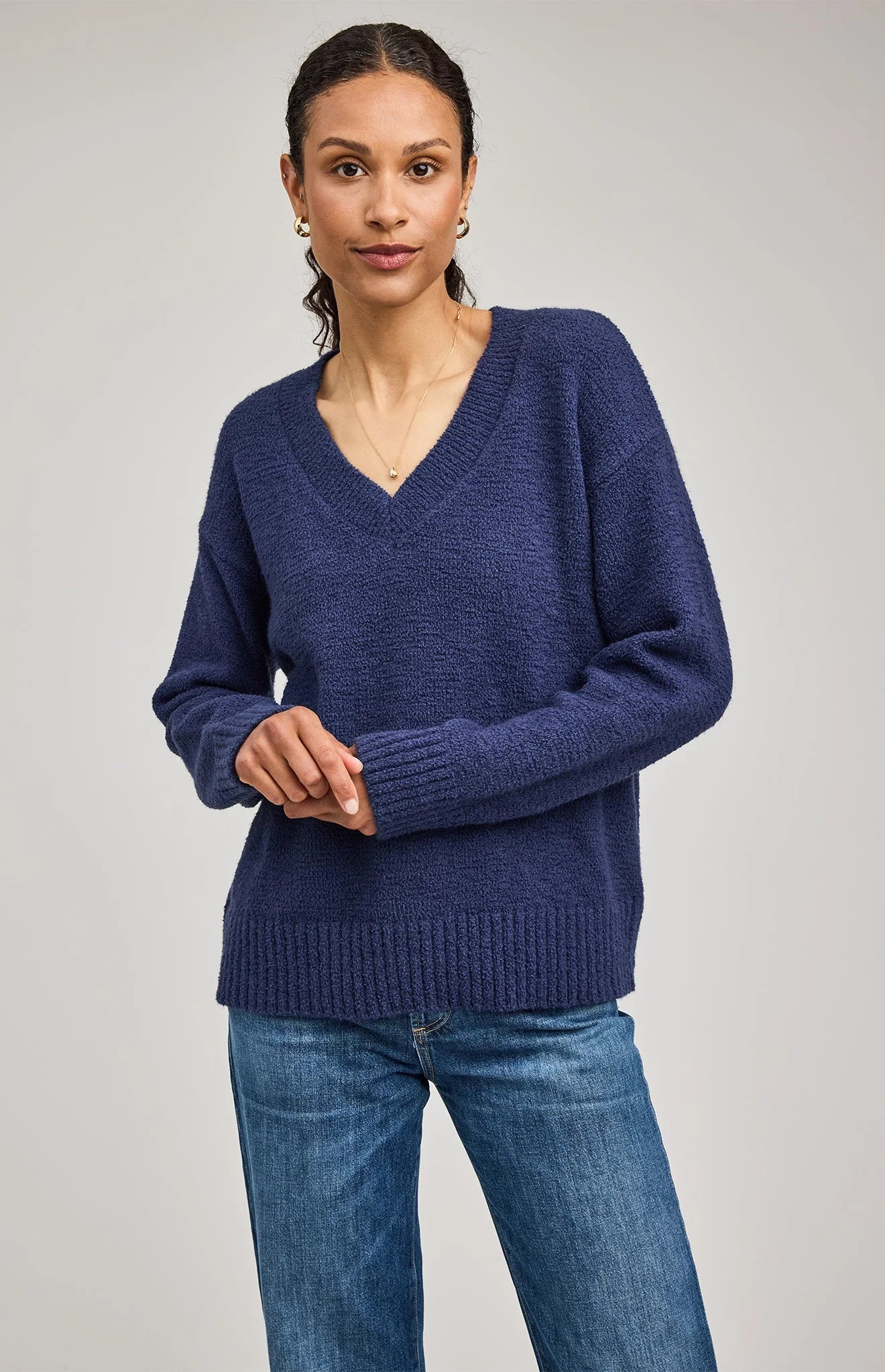 The Tilda Sweater- NAVY