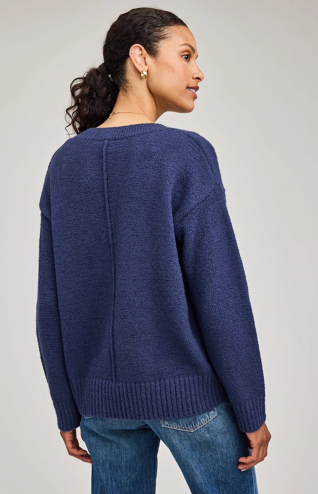 The Tilda Sweater- NAVY