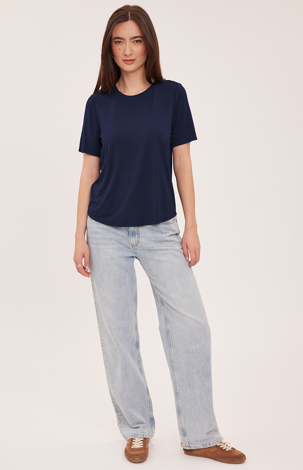 Brielle Tee- NAVY