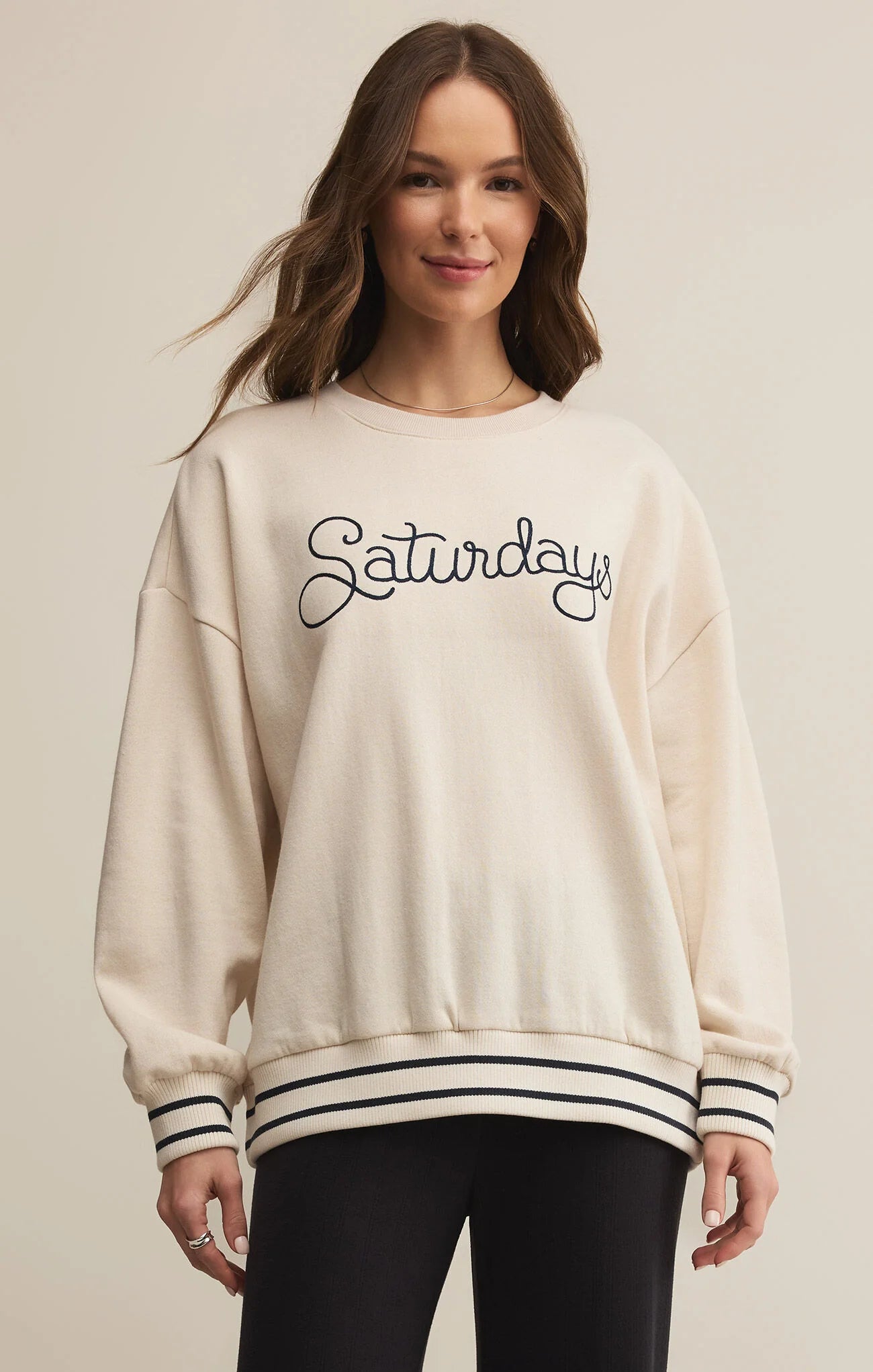 Oversized Weekends Sweatshirt