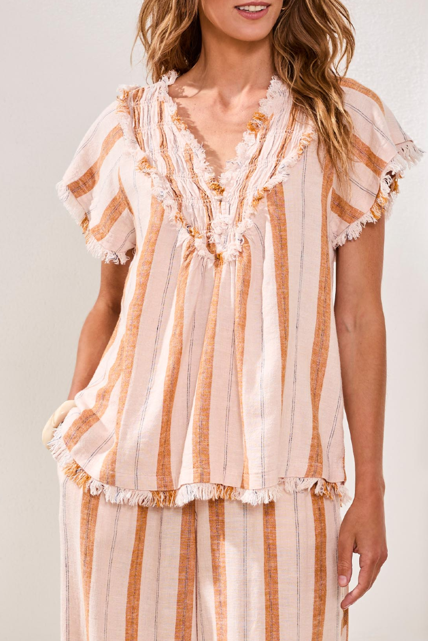 Agnes Raw Edge Blouse