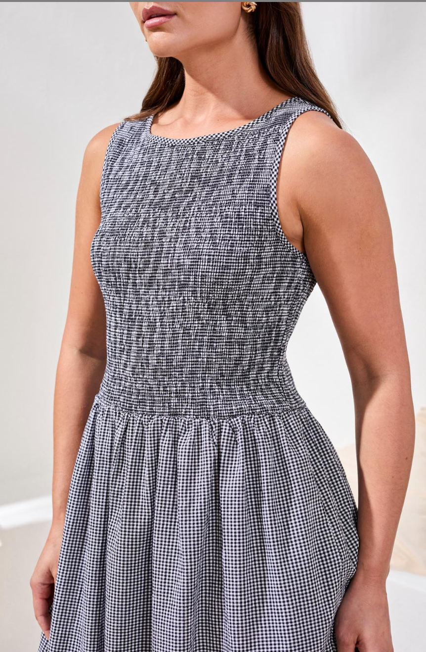 Celine Gingham Dress