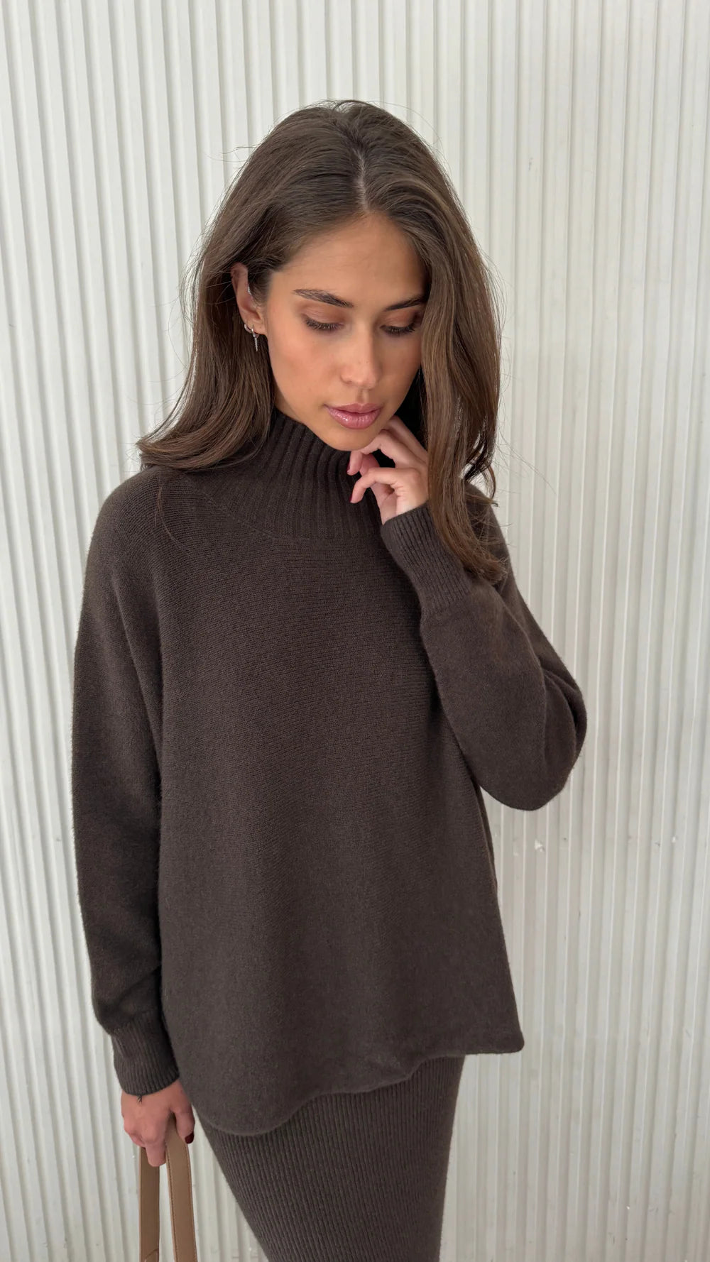 Alma Sweater- DARK ESPRESSO