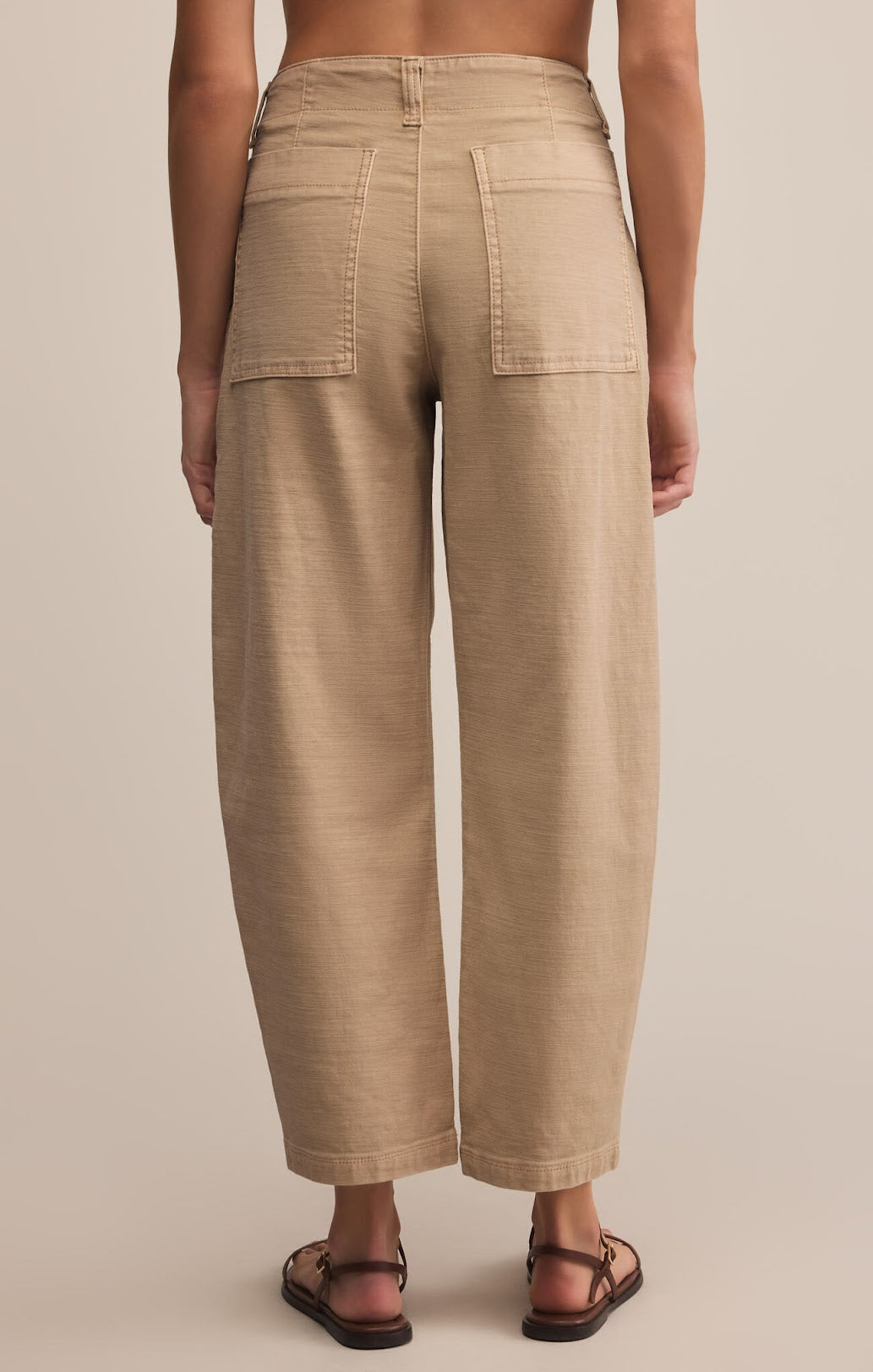 Olive Twill Pants