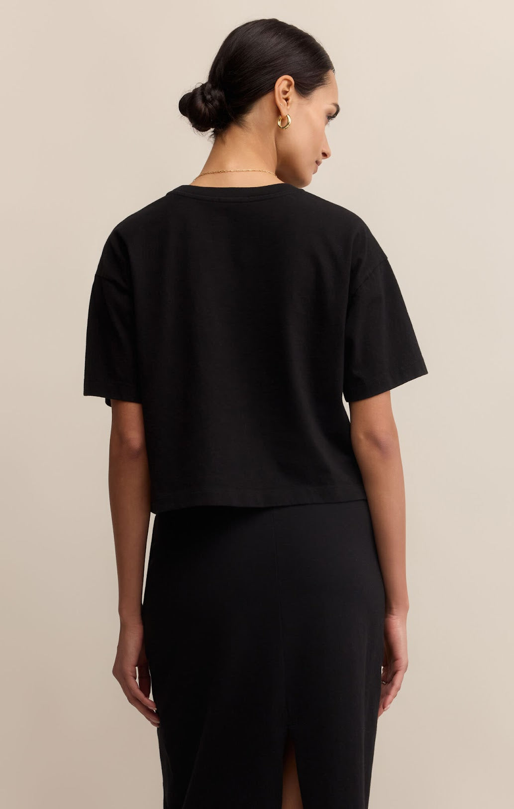 On The Go Tee- BLACK