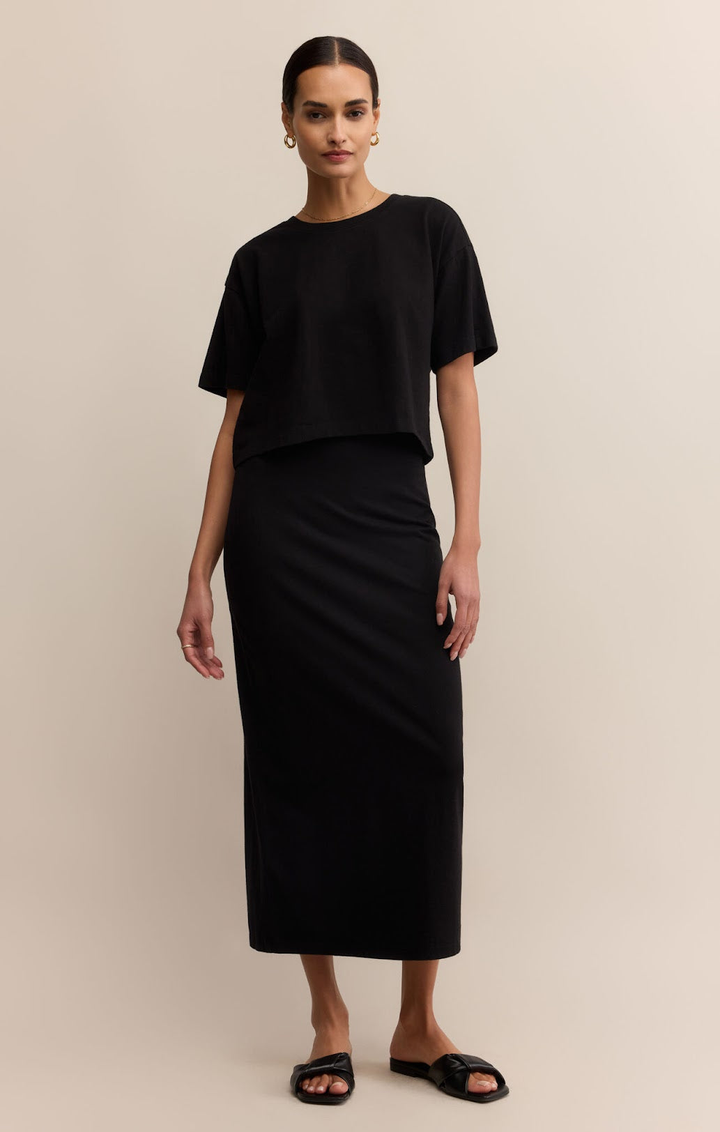 On The Go Tee- BLACK