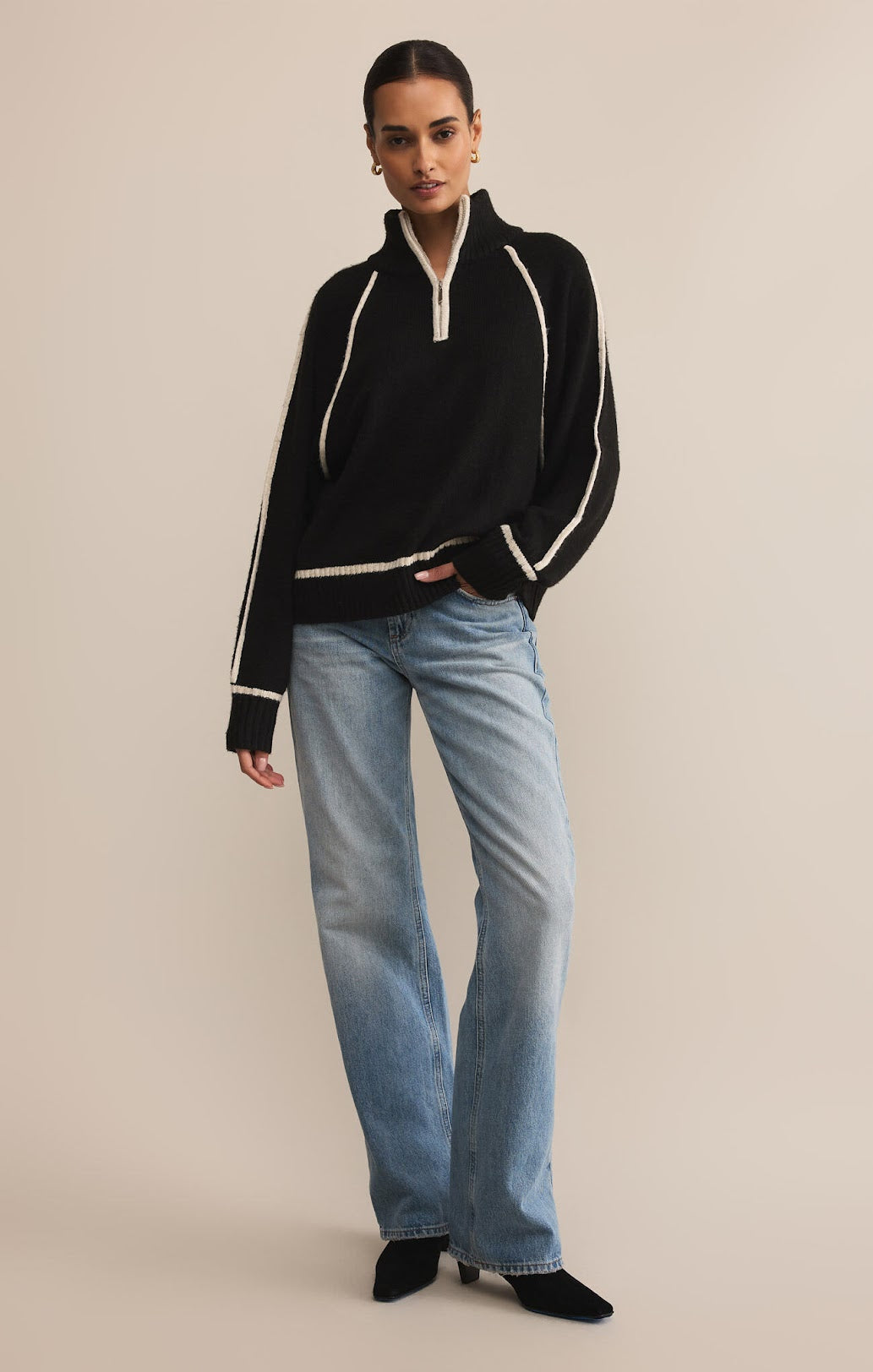 Alps Half Zip Sweater