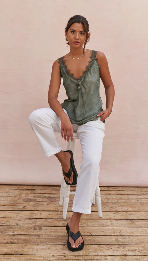 Solange Camisole- KHAKI