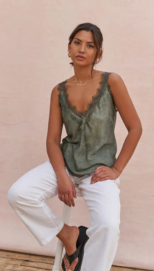 Solange Camisole- KHAKI