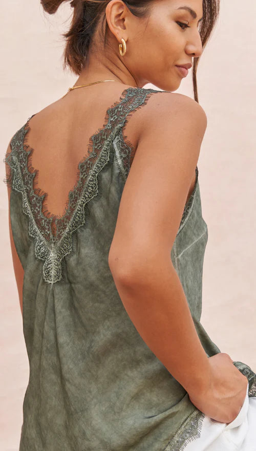 Solange Camisole- KHAKI