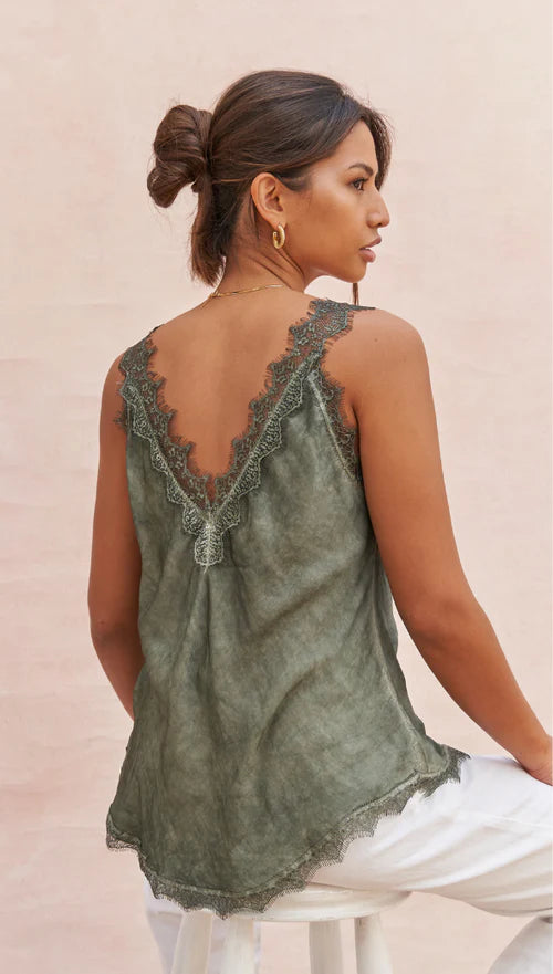 Solange Camisole- KHAKI