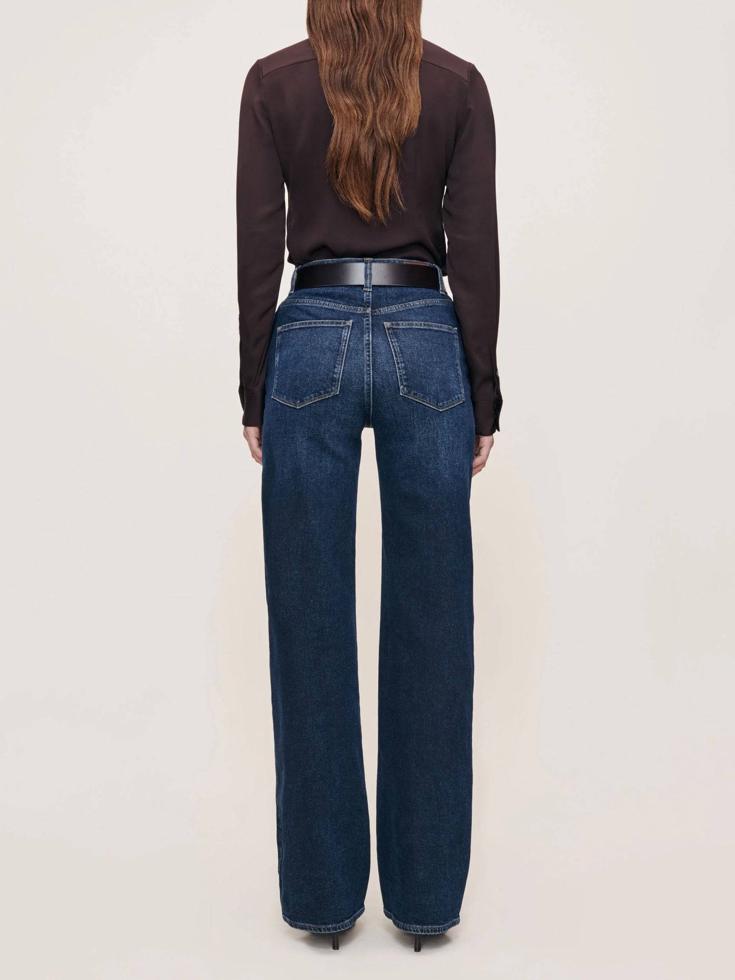 Karmine Refined Wide Jean- DARK SEA