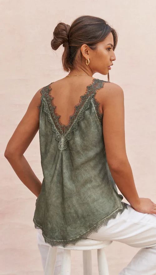 Solange Camisole- KHAKI