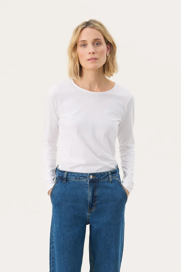 Nemaja Longsleeve- WHITE