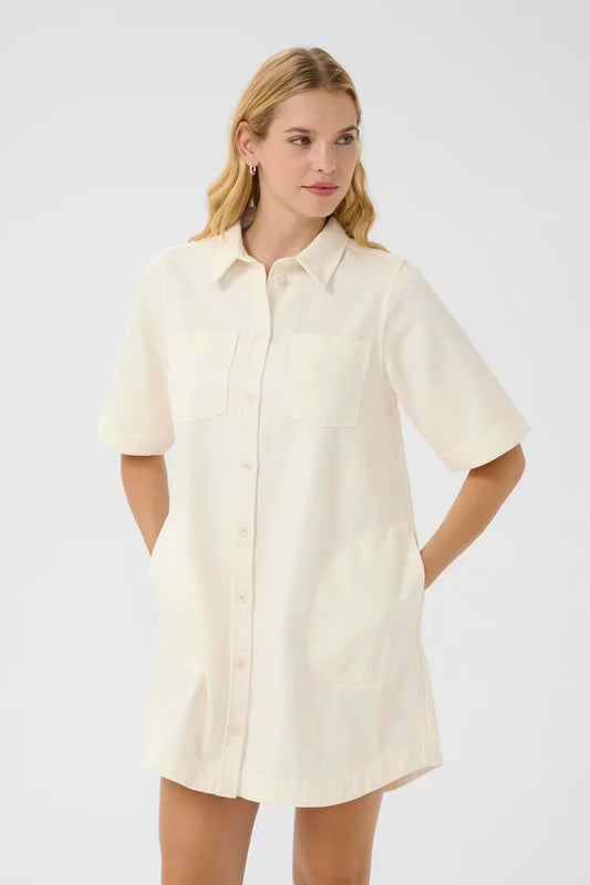 Sardia Dress- CREAM