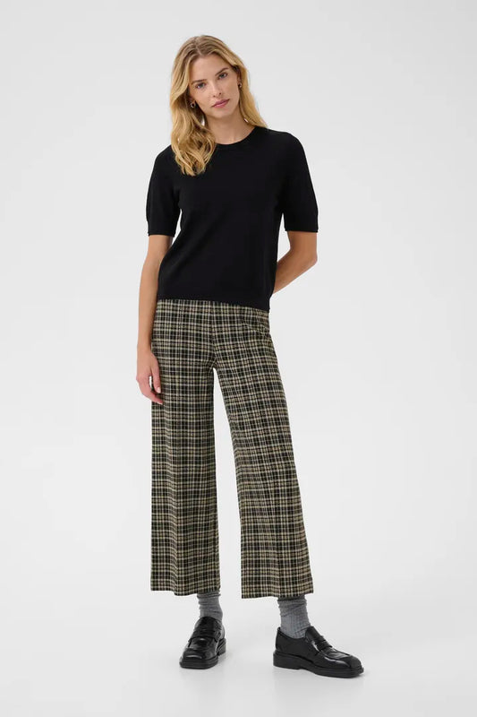 Ilisan Pant- DARK NAVY CHECK