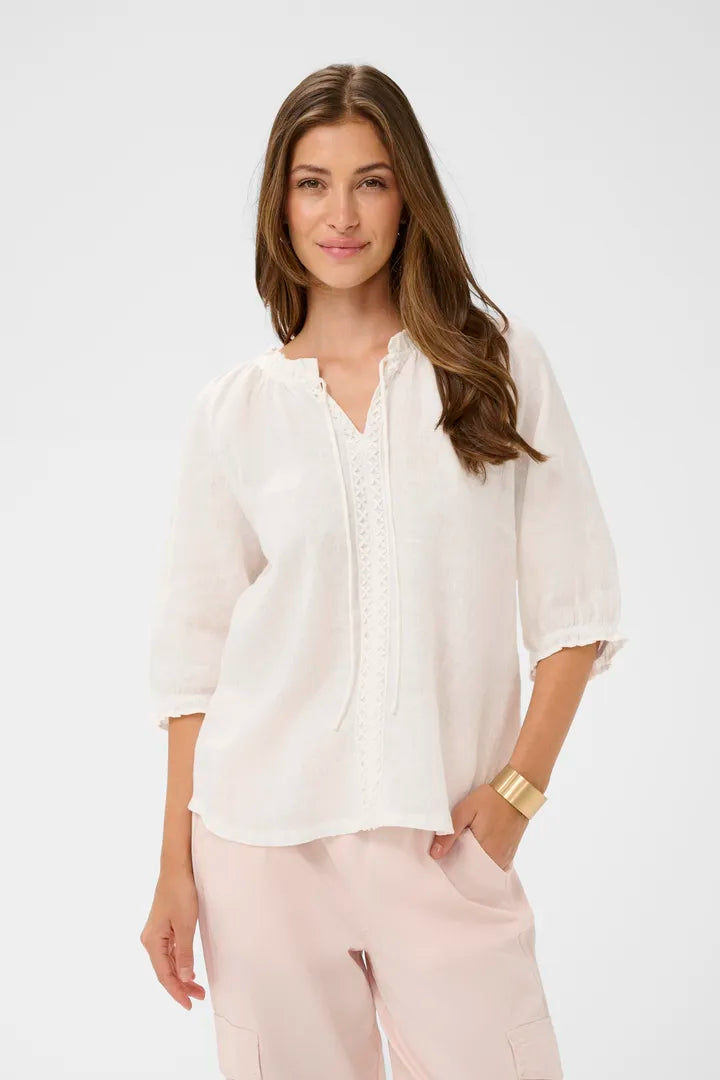 Bellis Shirt- WHITE