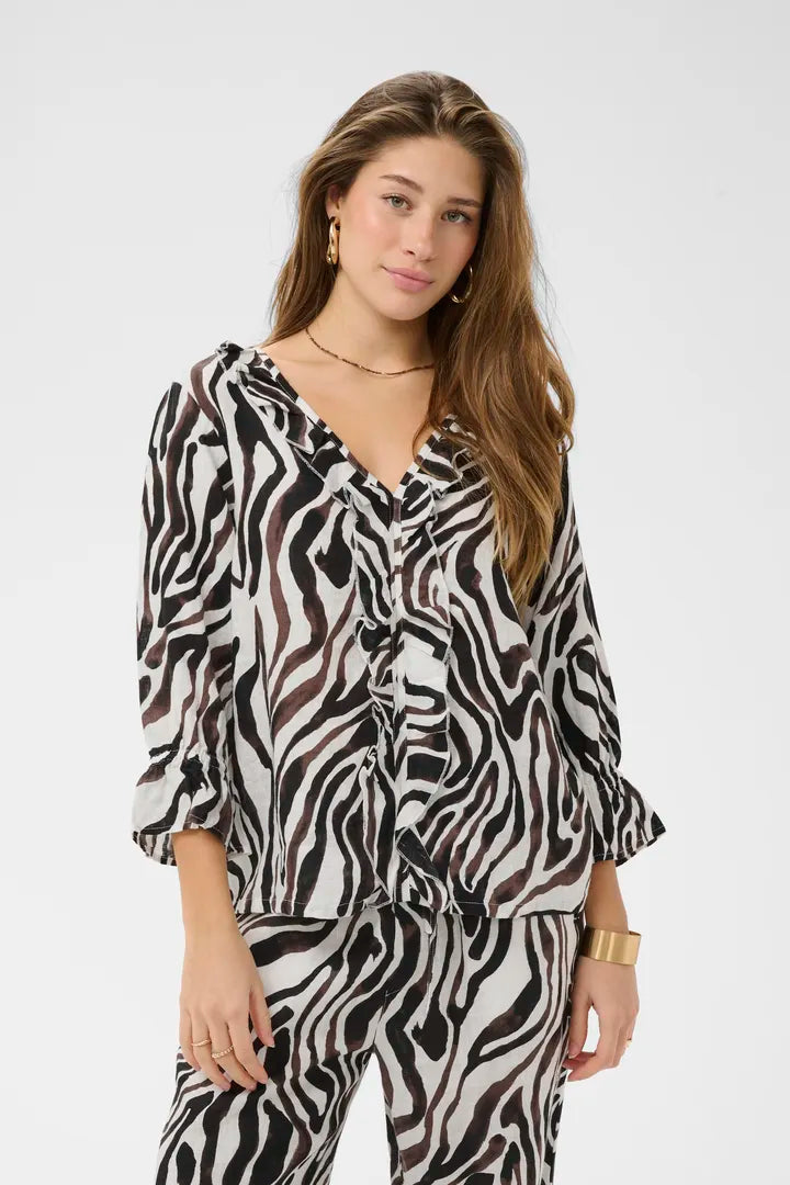 Bellis Zebra Blouse