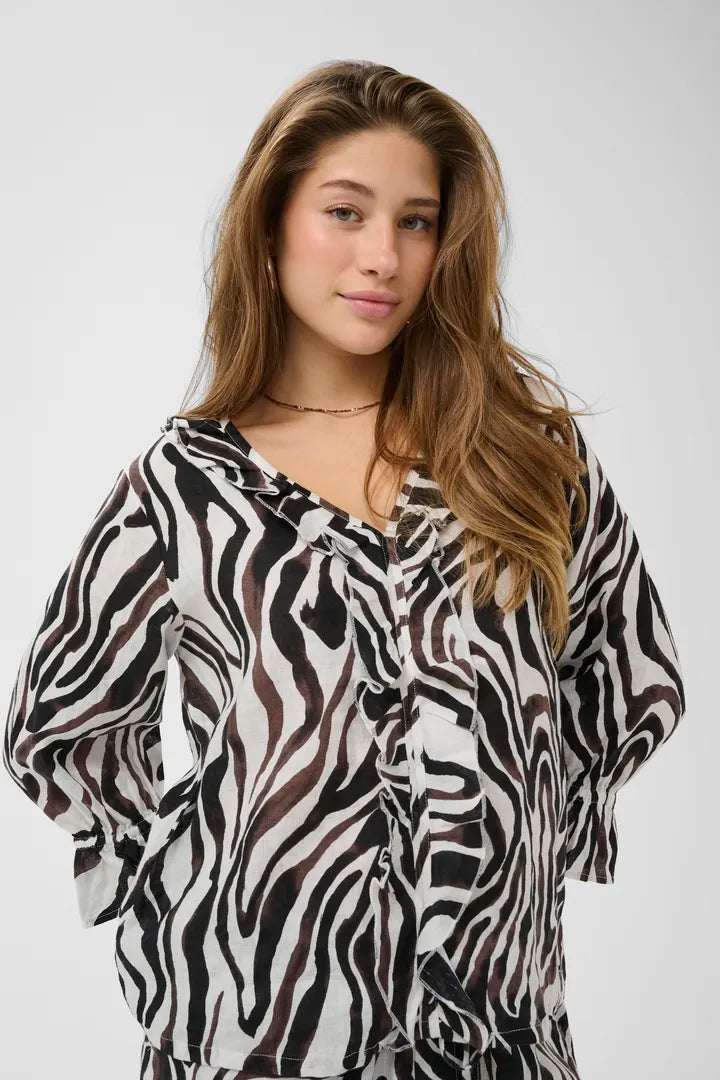Bellis Zebra Blouse