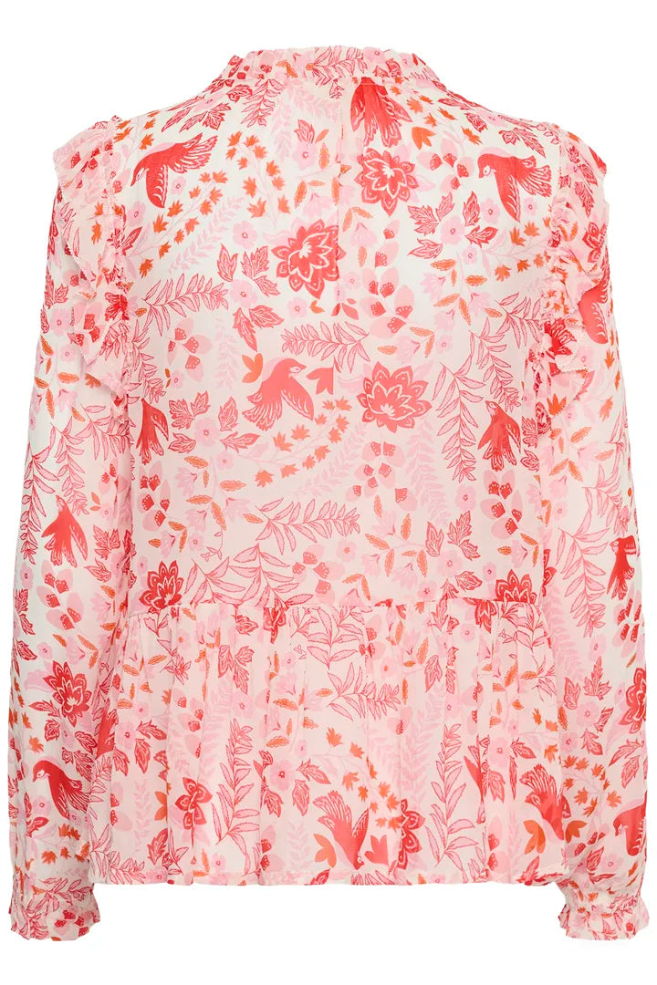 Alfrida Blouse- RED POPPY