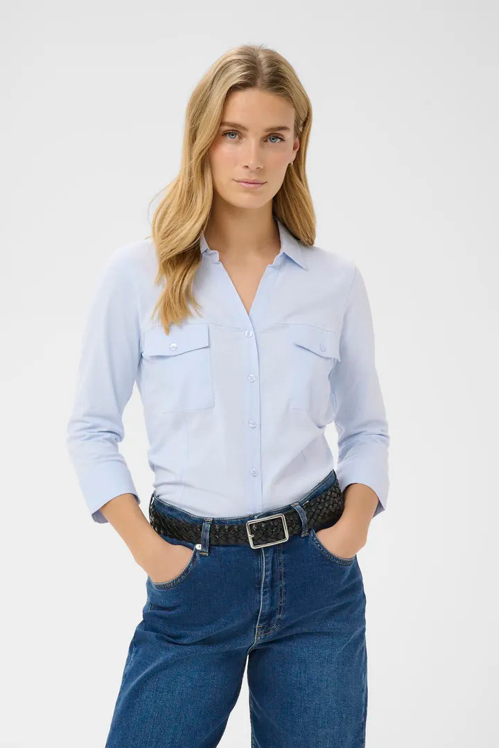 Anise Shirt- BABY BLUE