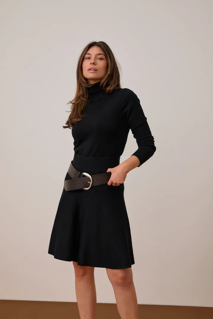 Annmarie Turtleneck- BLACK