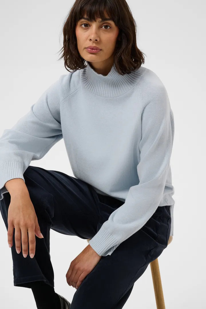 Chicky Pullover Sweater- GREY DAWN