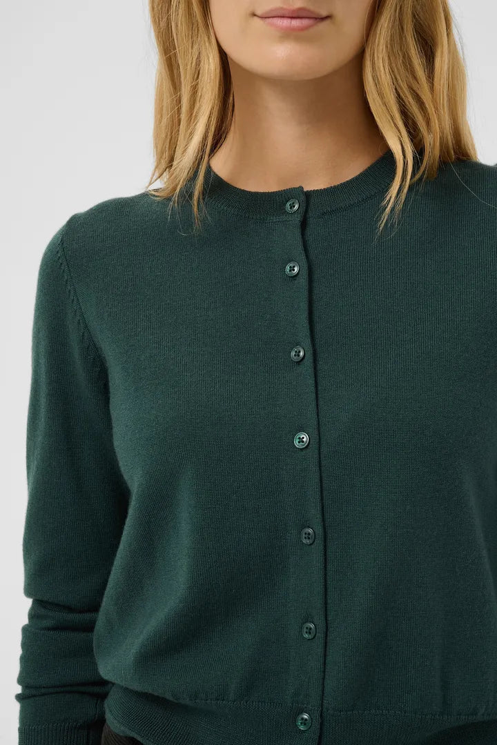 Noelani Cardigan- FOREST GREEN