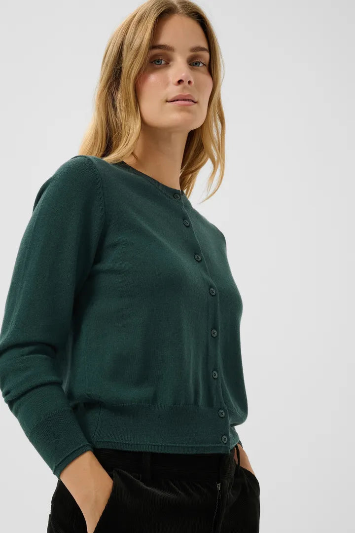Noelani Cardigan- FOREST GREEN