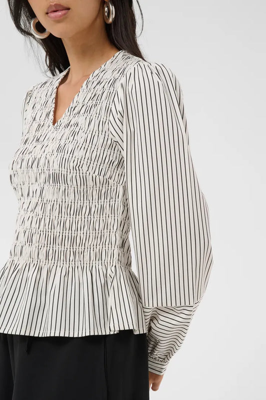 Dewa Blouse- BLACK STRIPE