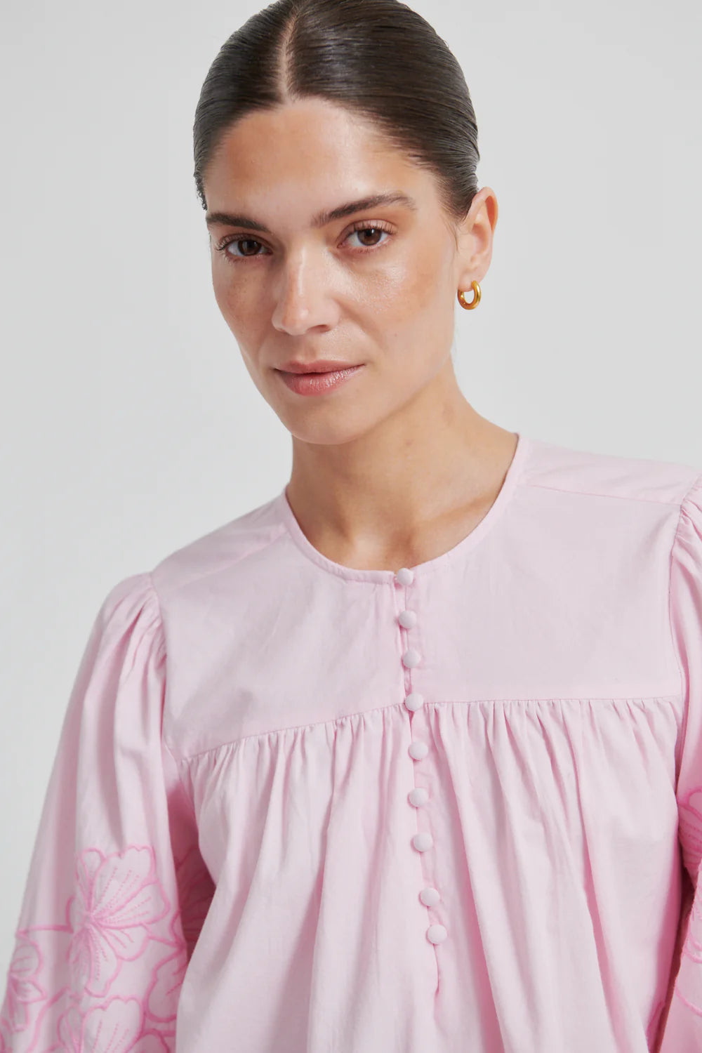 Elinor Blouse- LILAC CHIFFON