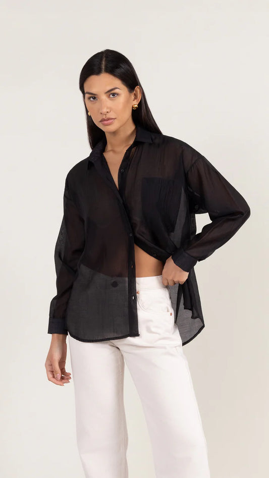 Ines Shirt- BLACK