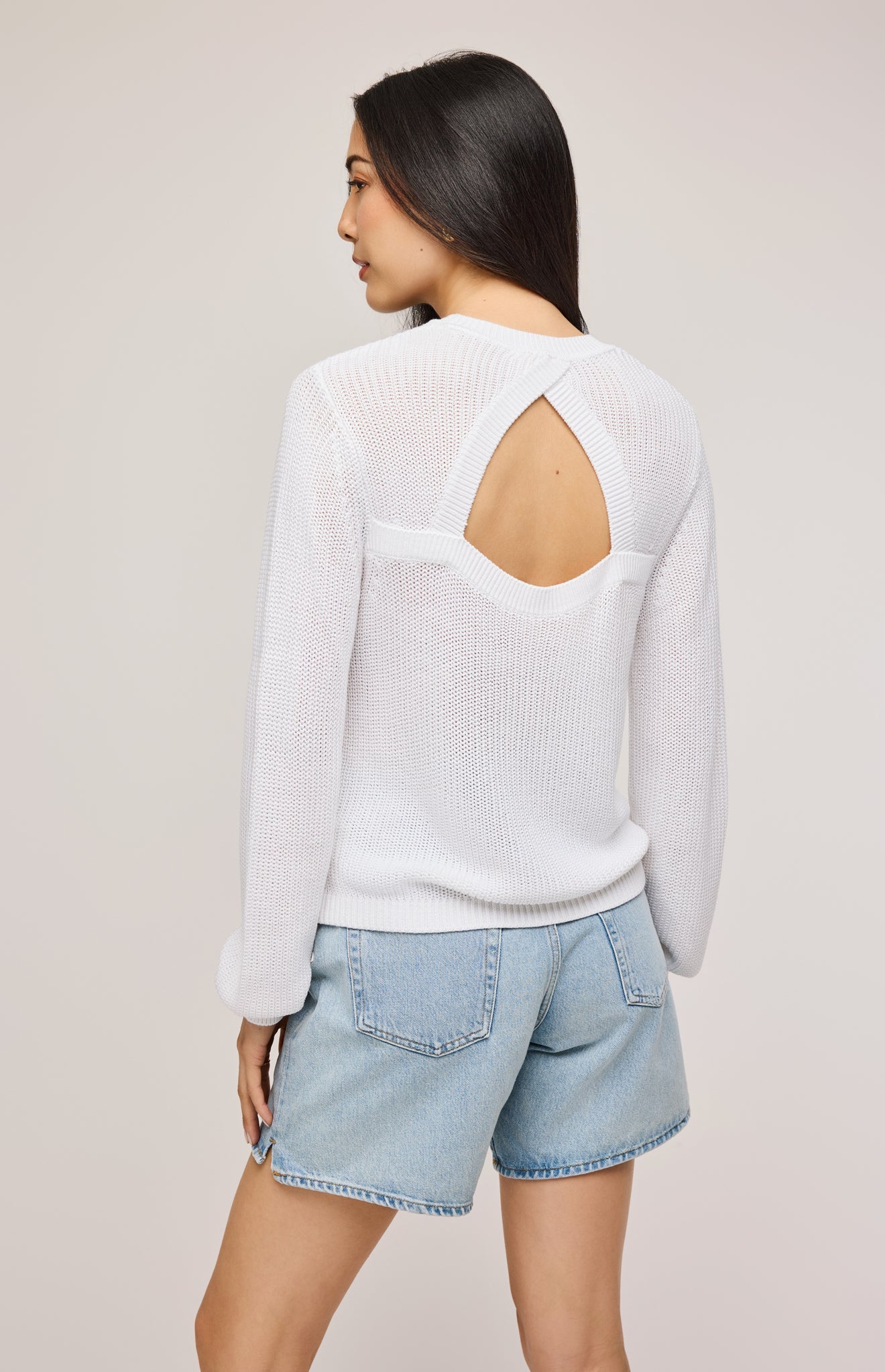 The Maxine Sweater- White