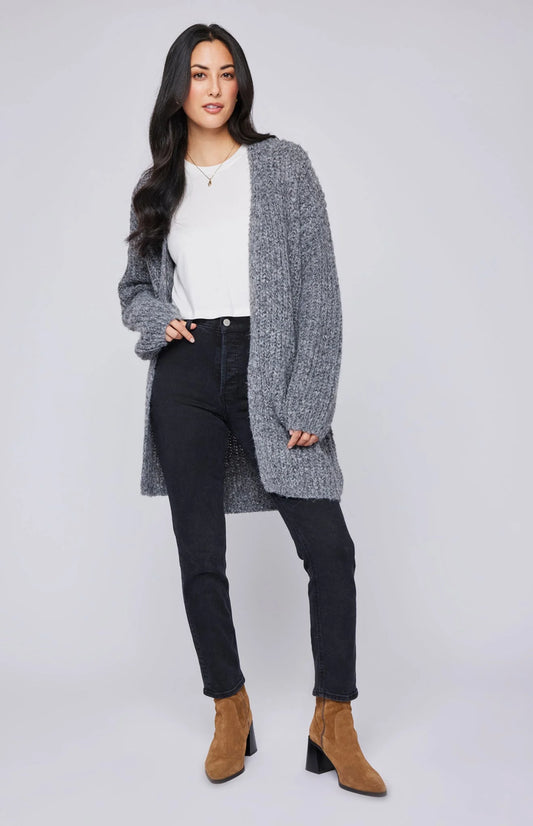 Enid Cardigan- CHARCOAL