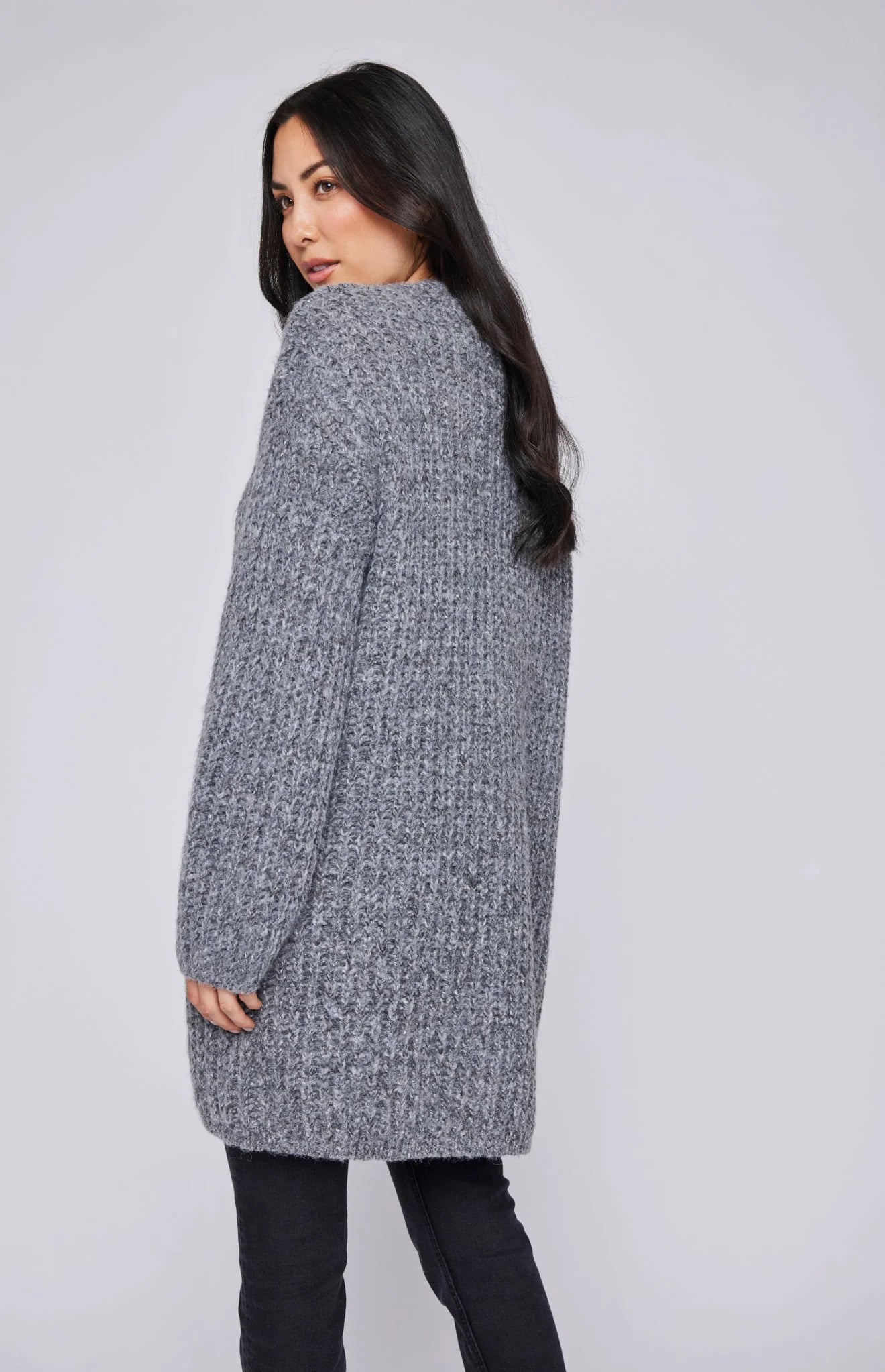 Enid Cardigan- CHARCOAL