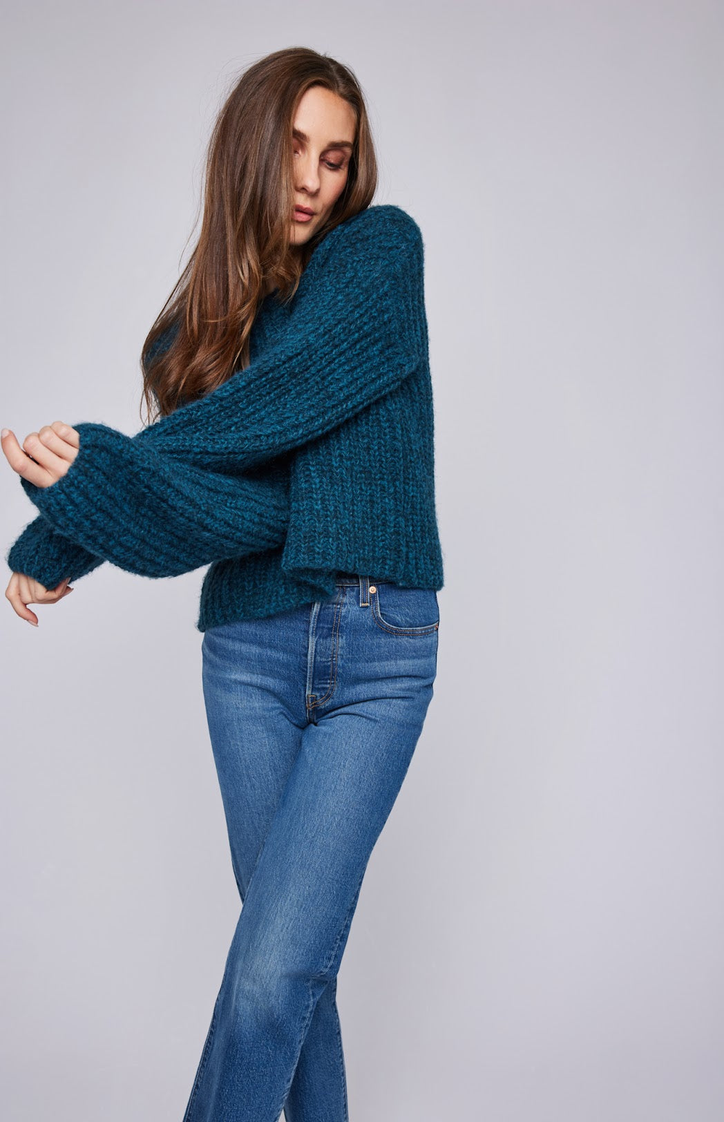 Nadia Sweater- Jewel