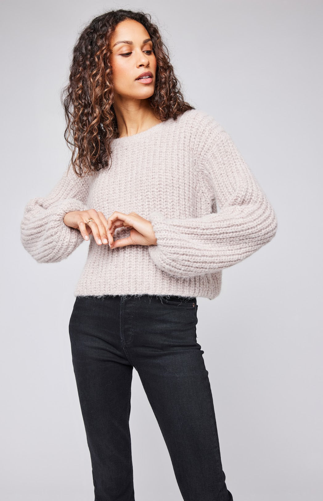 Nadia Sweater- Pearl