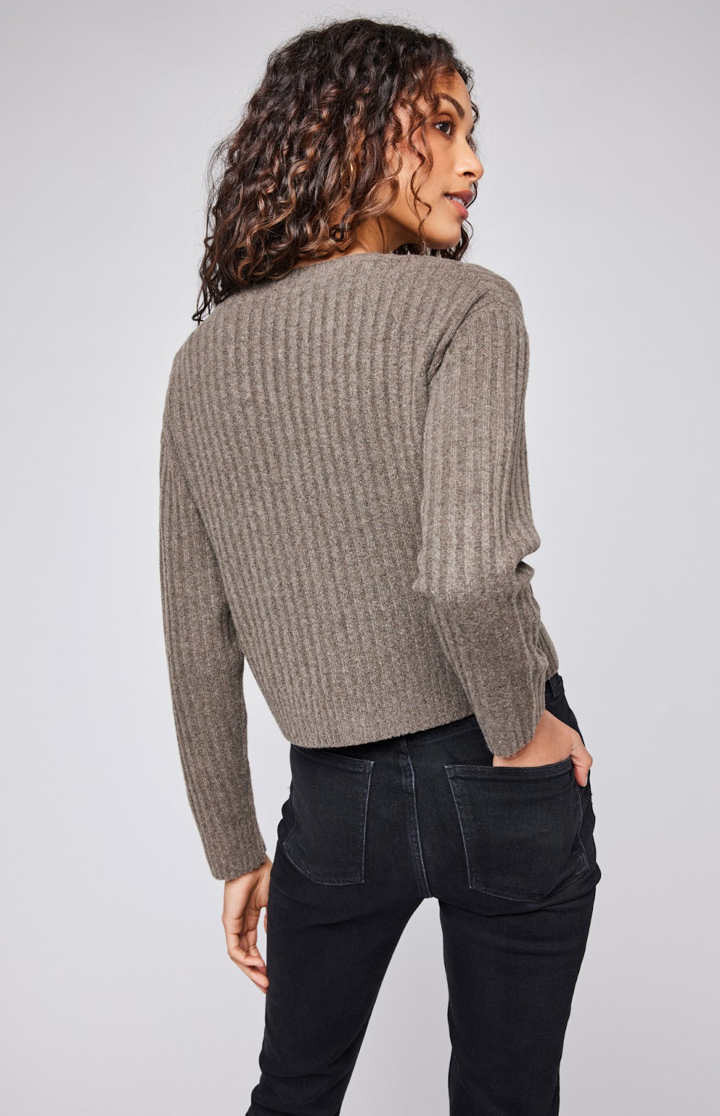 Gramercy Cardigan- Heather Hickory