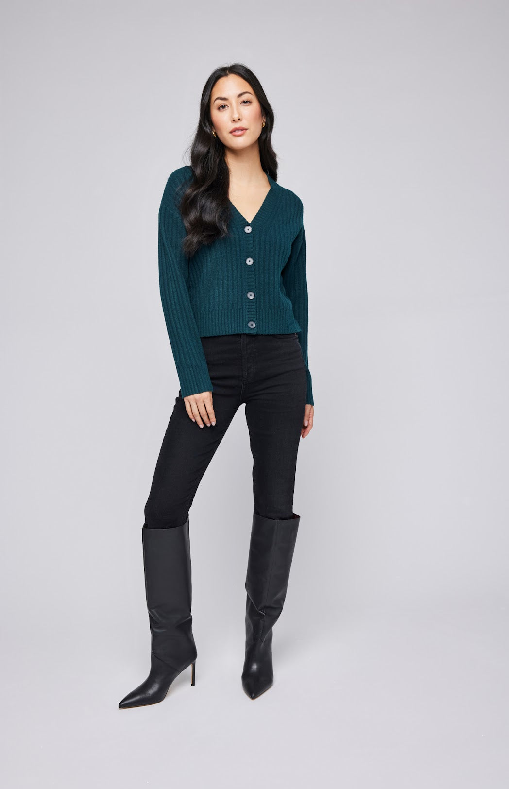 Gramercy Cardigan- Jewel