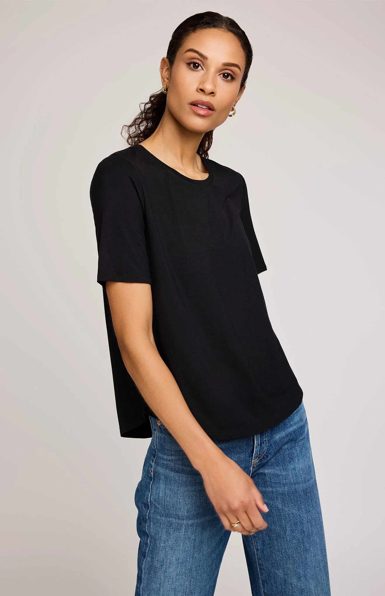 The Brielle Tee- BLACK